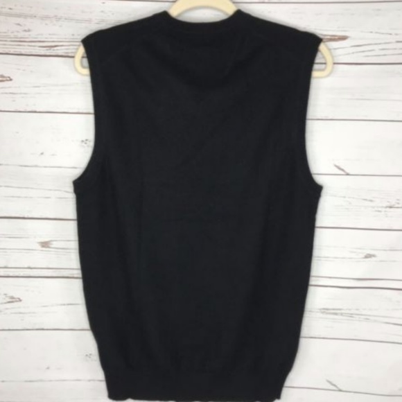 Club Room Cashmere Black V Neck Sweater Small - Picture 2 of 4